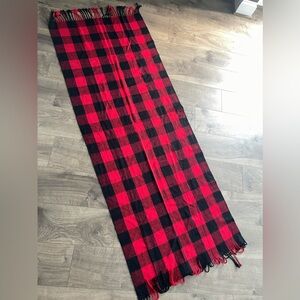 Buffalo plaid scarf